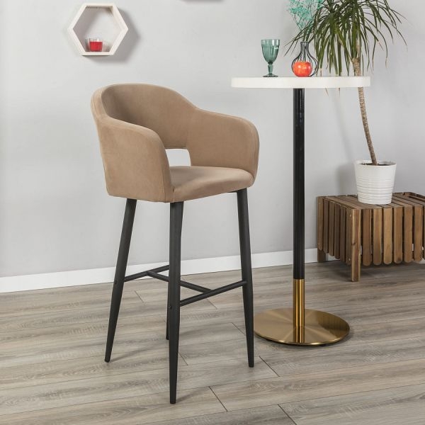 Кресло Бар Oscar Б Diag beige/черный