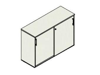 Шкаф-купе 143 с замком и топом Reception Steel 11322 Дуб темный