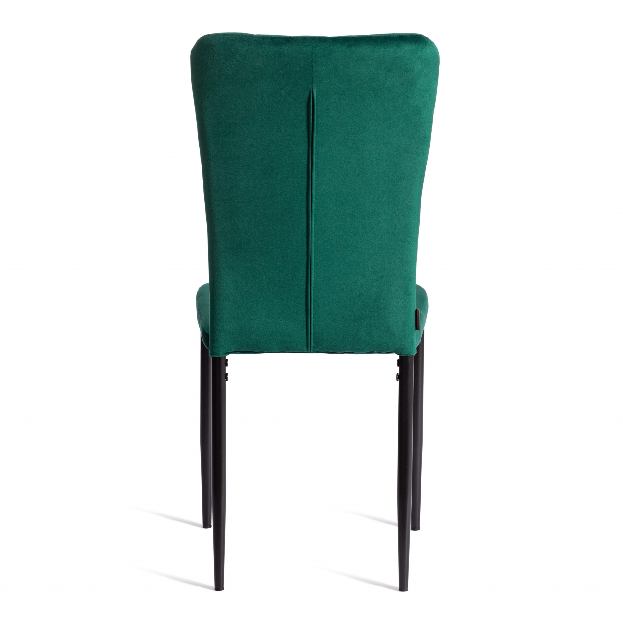 Стул VERTER (mod. BC577-DC) металл, флок, 41 х 52 х 95 см, Green (зеленый) HLR56 / черный