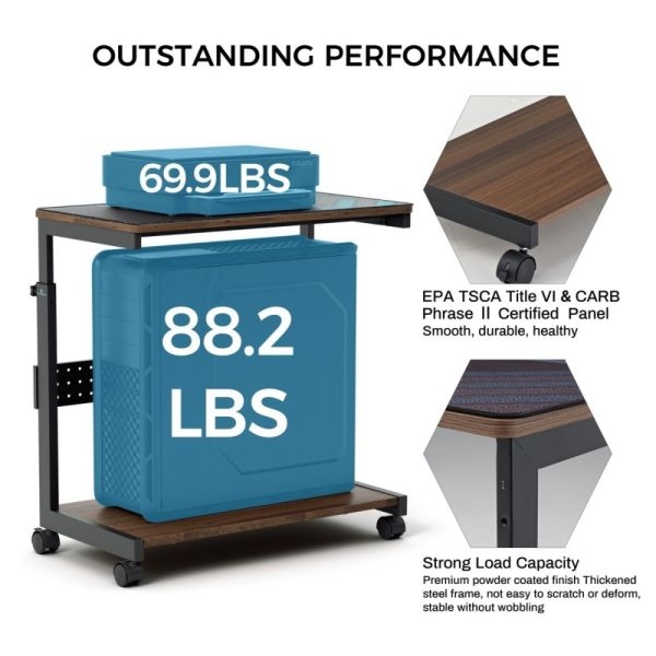 Подставка для системного блока EUREKA ARCH-WN с регулировкой по высоте