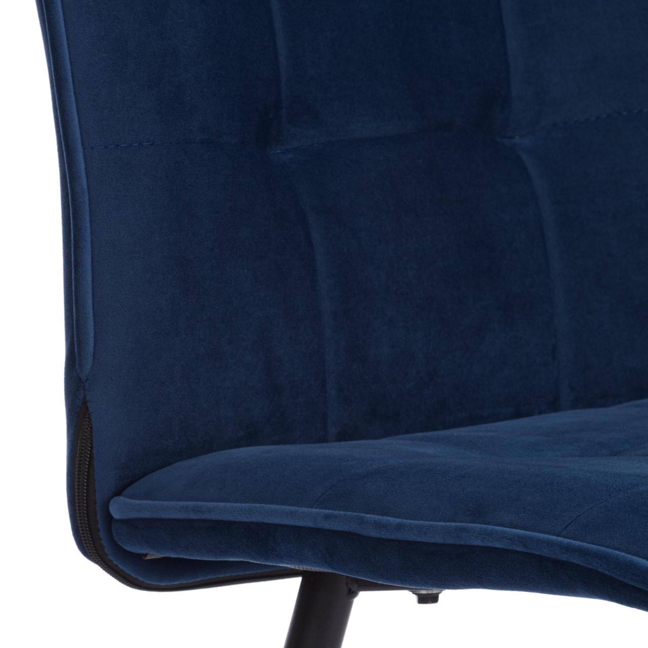 Стул обеденный Bari велюр, 46х55х89, Blue (синий)