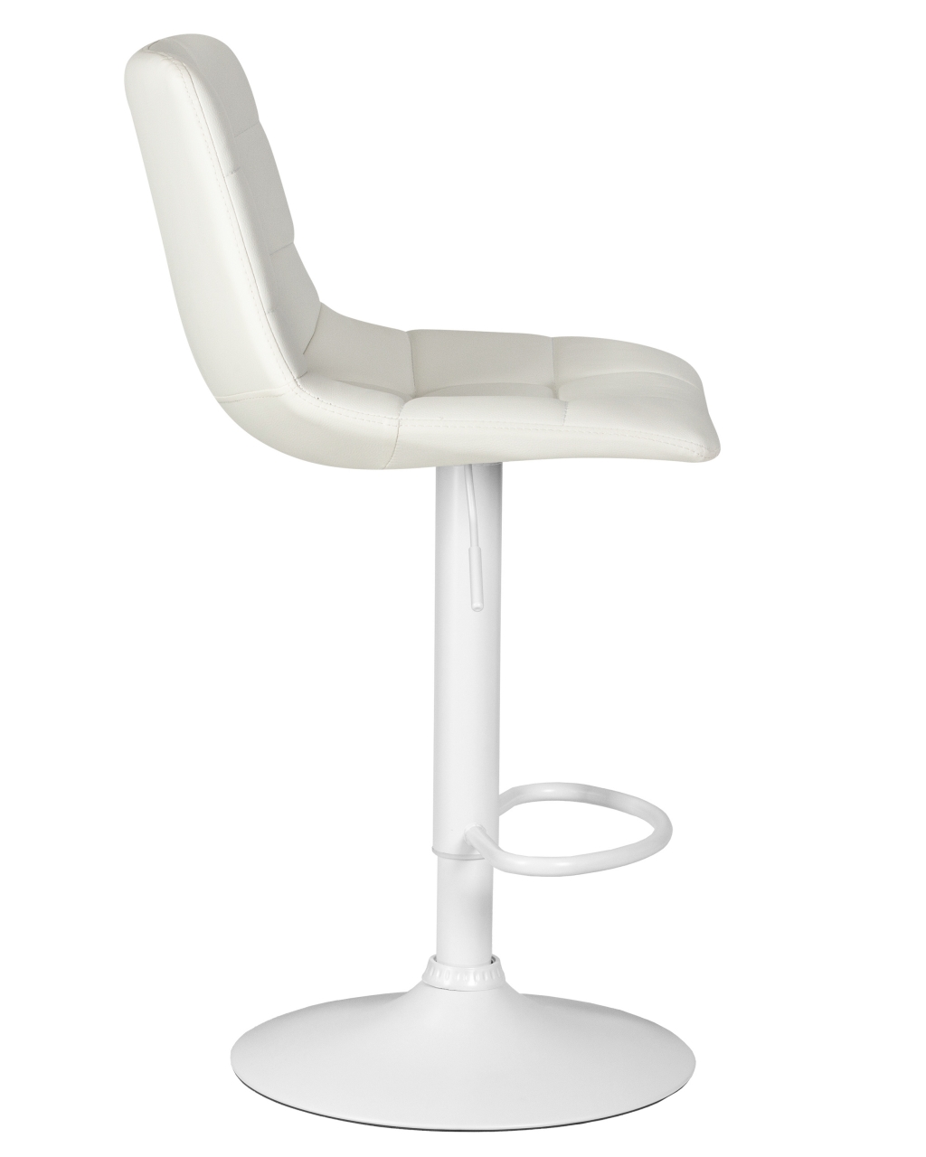 Стул барный DOBRIN TAILOR WHITE (белый PU) 2 шт