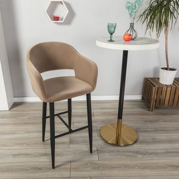 Кресло Бар Oscar Б Diag beige/черный