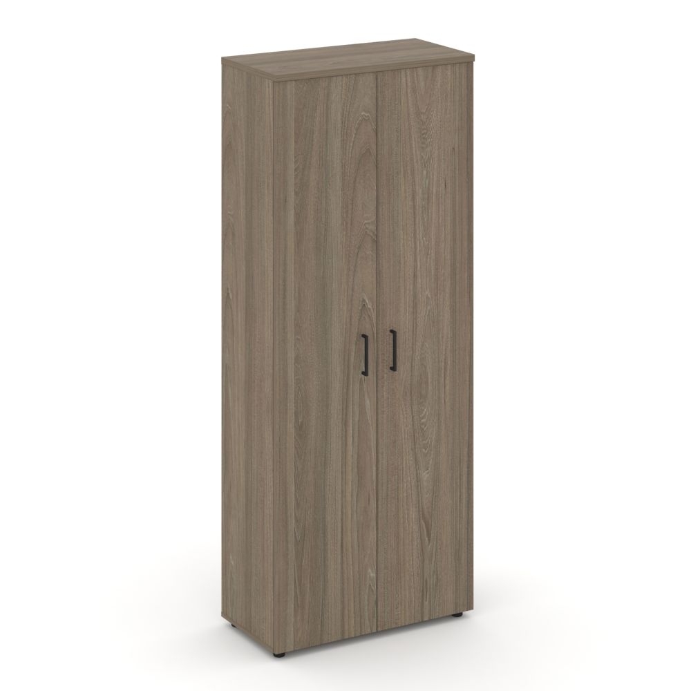 Шкаф высокий широкий Style Project SN.STS-108 Вяз Благородный/Черный Ручки 796*400*1982