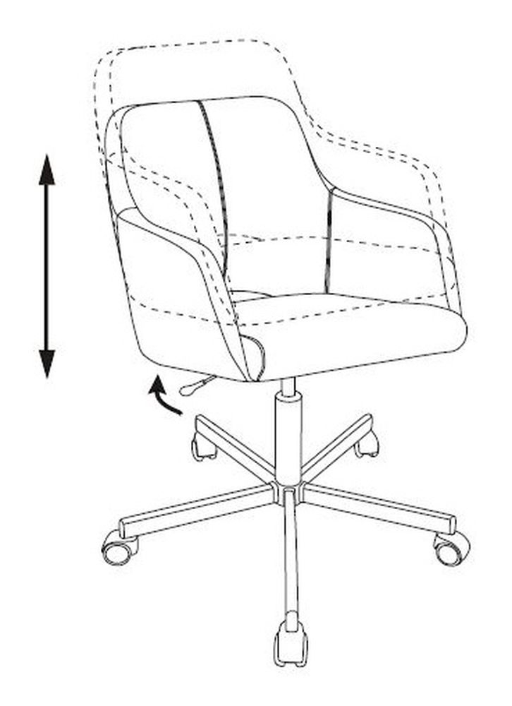 Кресло для оператора Бюрократ CH-380M Синий шторм 38-416