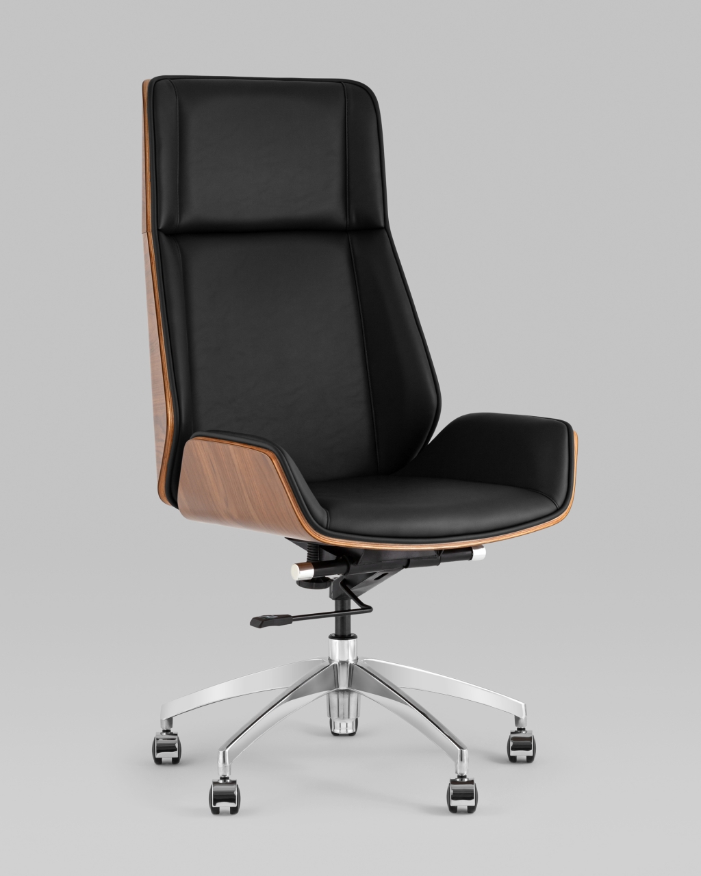 Кресло руководителя ТопЧаирс Cровн СН черный / TopChairs Crown SN