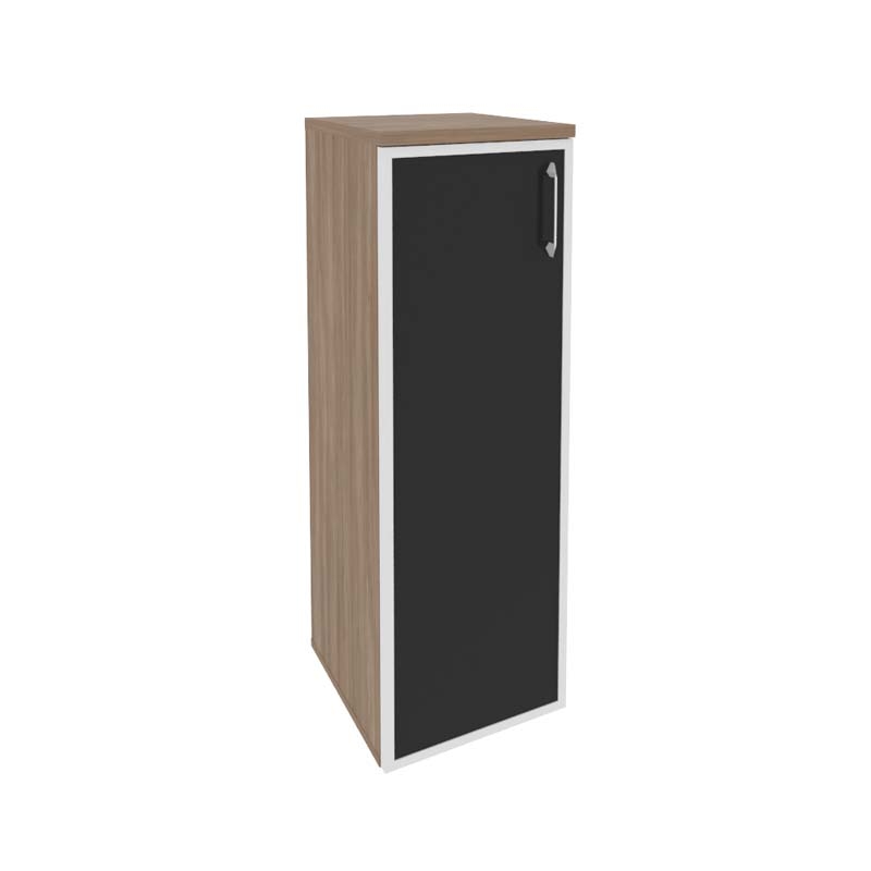 Шкаф средний узкий левый ONIX O.SU-2.4R(L) black Дуб Аризона