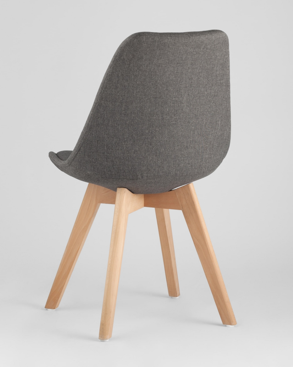 Обеденная группа стол Oslo Round WT 80 см, 3 стула TARIQ Серый