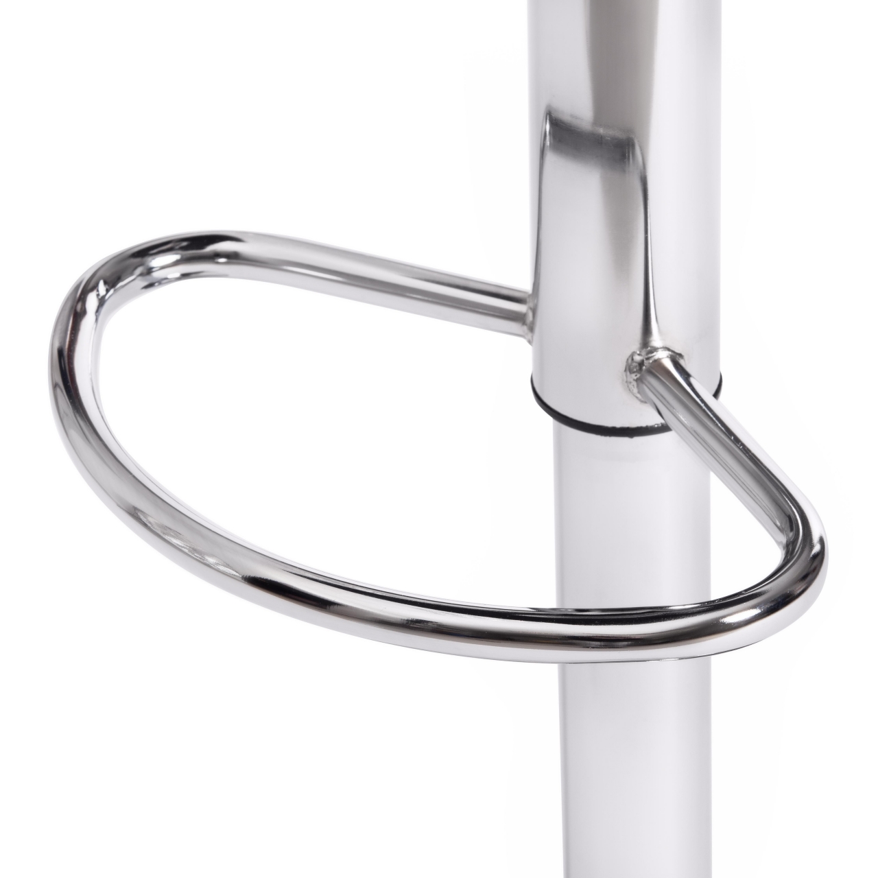 Стул барный BIAGGIO (mod. KY717) металл/экокожа, 44*50*83-103 см, черный/хром