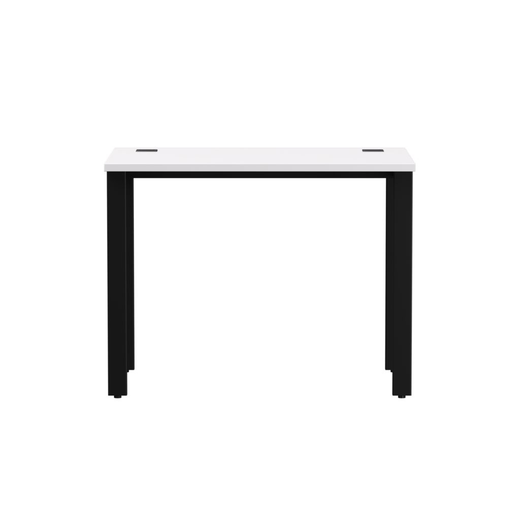 Стол прямой на металлокаркасе, опоры 45 гр Everprof EVO 254S001 Белый Черный