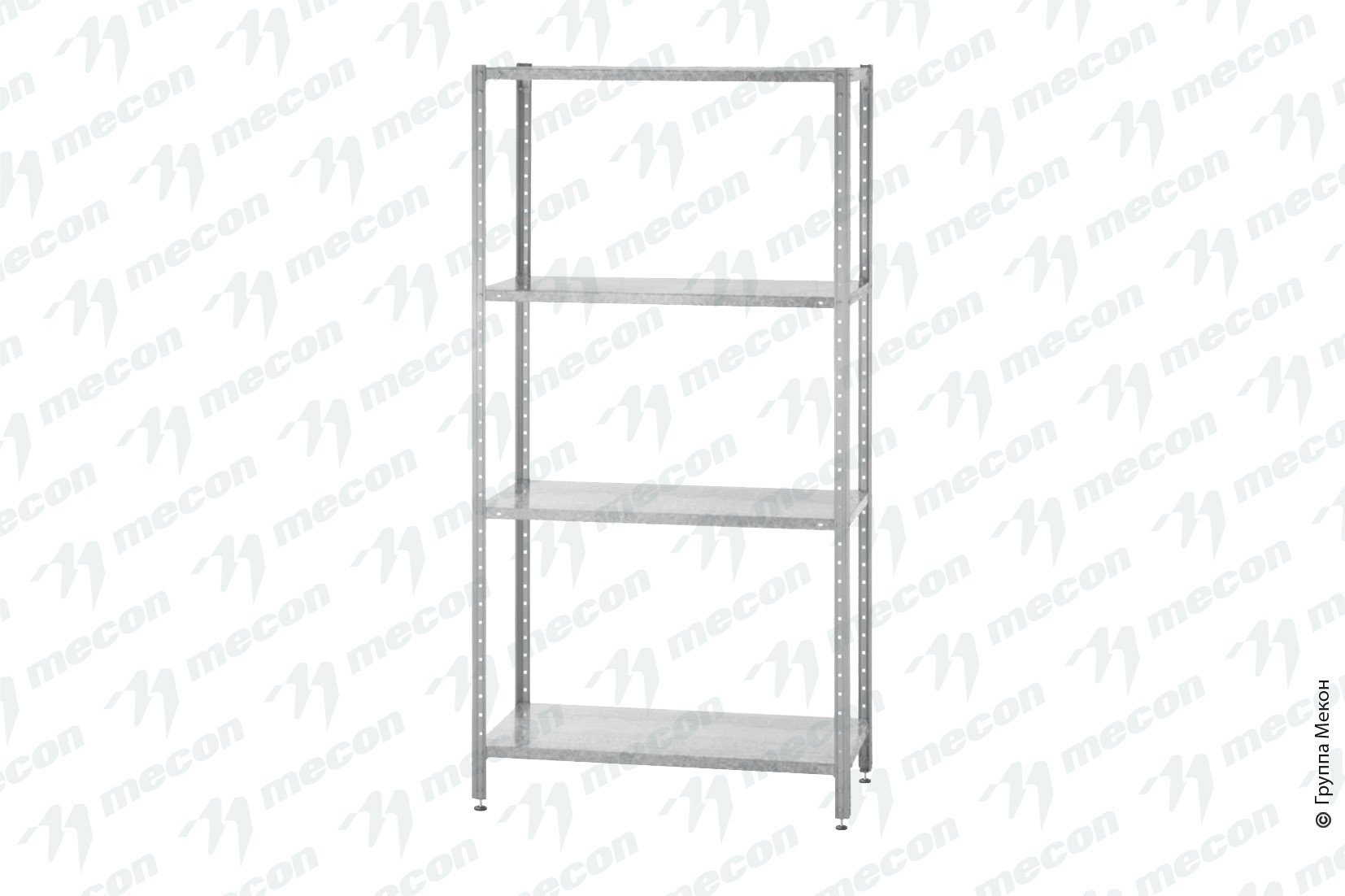 Стеллаж полочный СПЛб СПЛ-B16010050-4-4