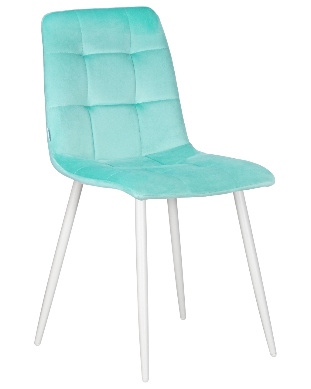 Стул обеденный DOBRIN CHILLY (Мятный Holland 50, основание белое) 4 шт