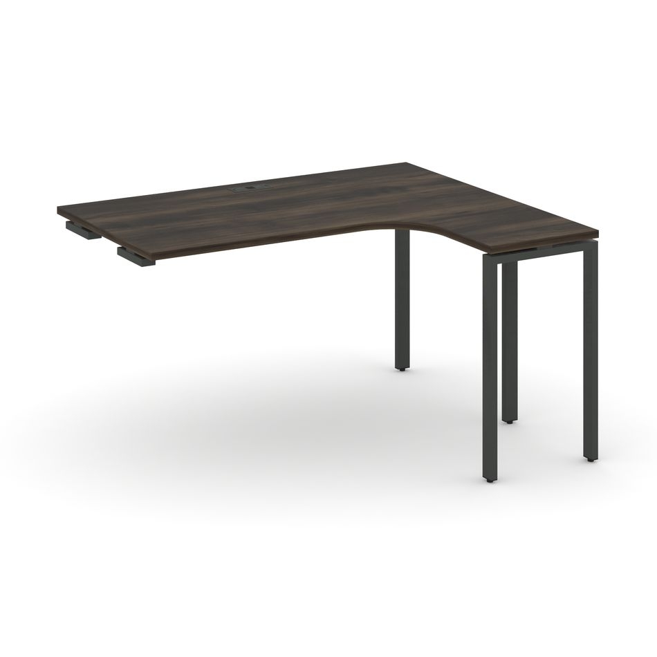 Стол-приставка к опорной тумбе/шкафу (правый) CONCEPT CN.OSAPR-005(R) Дуб Мали Антрацит