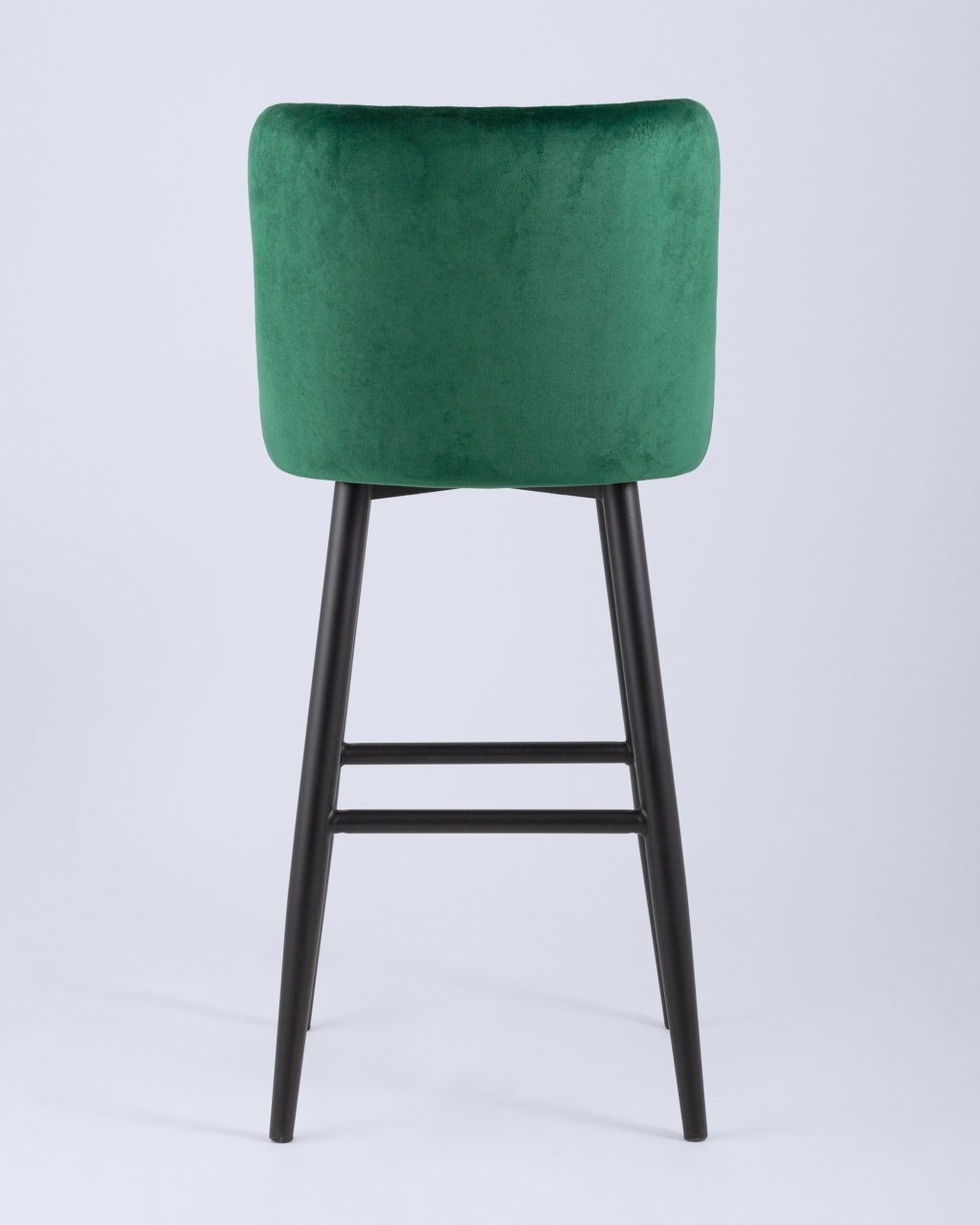 Стул барный Ститч велюр Изумрудный