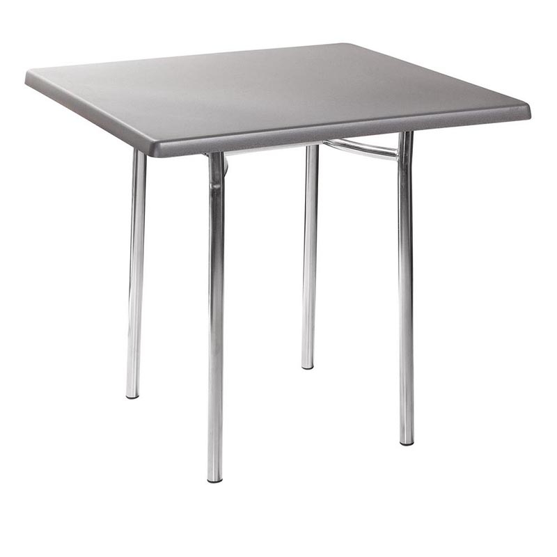 Стол Tiramisu 80x80 Серебро