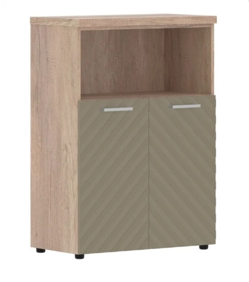 Шкаф с глухими малыми дверьми и топом Torr LUX TLMC 85.3 Дуб Каньон Капучино