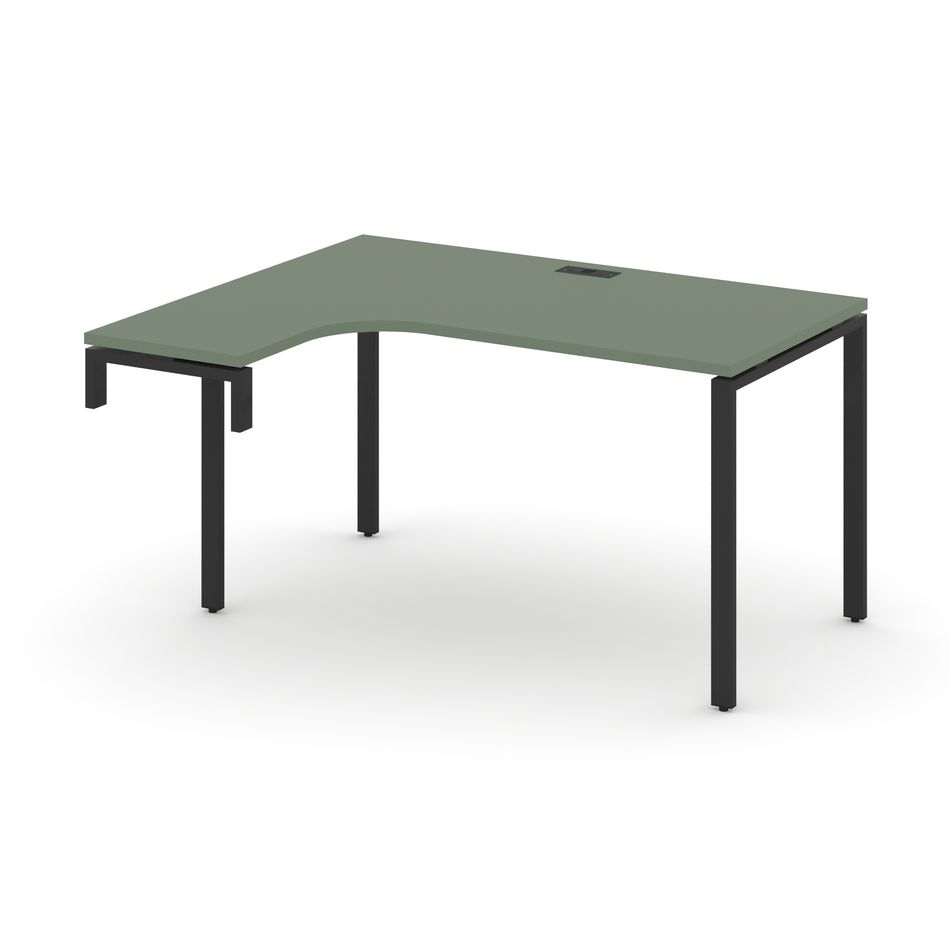 Стол-надставка на опорную тумбу (левый) CONCEPT CN.OSAN-002(L) Кобо Черный