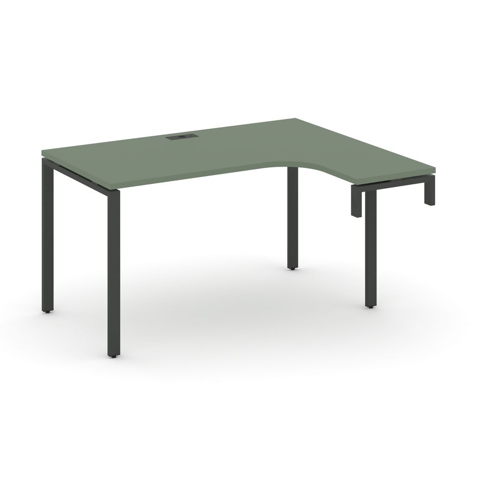 Стол-надставка на опорную тумбу (правый) CONCEPT CN.OSAN-001(R) Кобо Антрацит