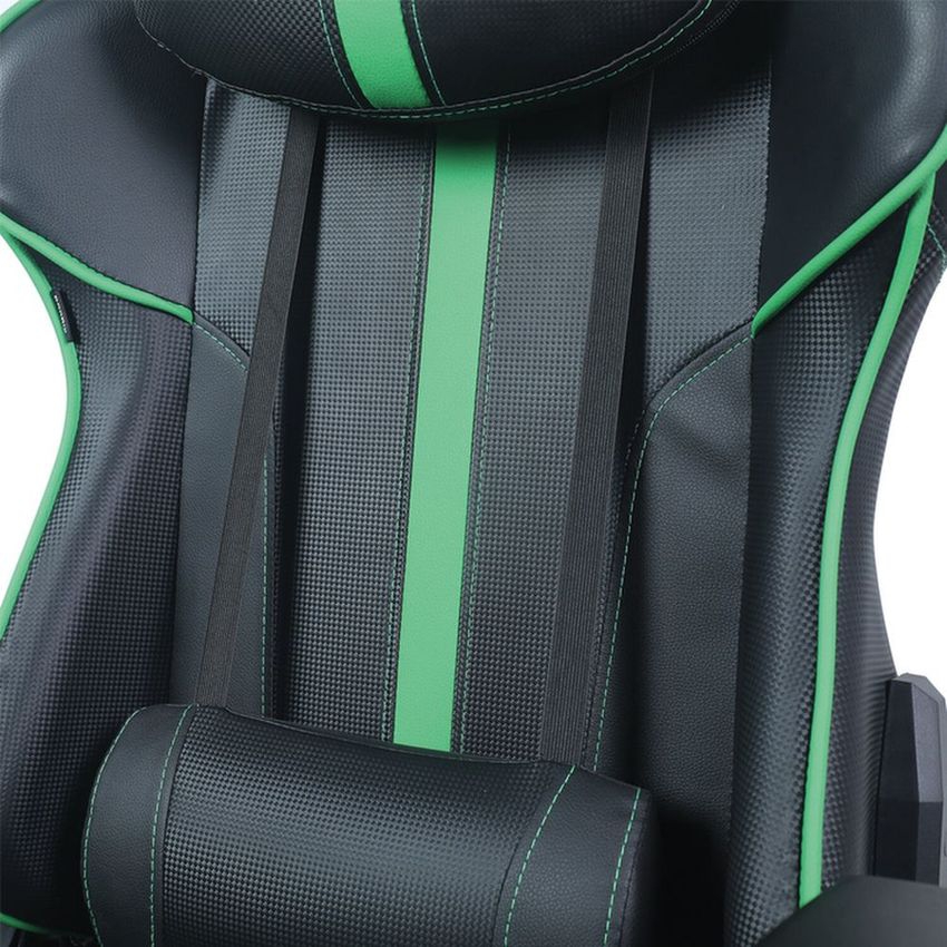 Кресло компьютерное BRABIX GT Carbon GM-120 Черный-зеленый