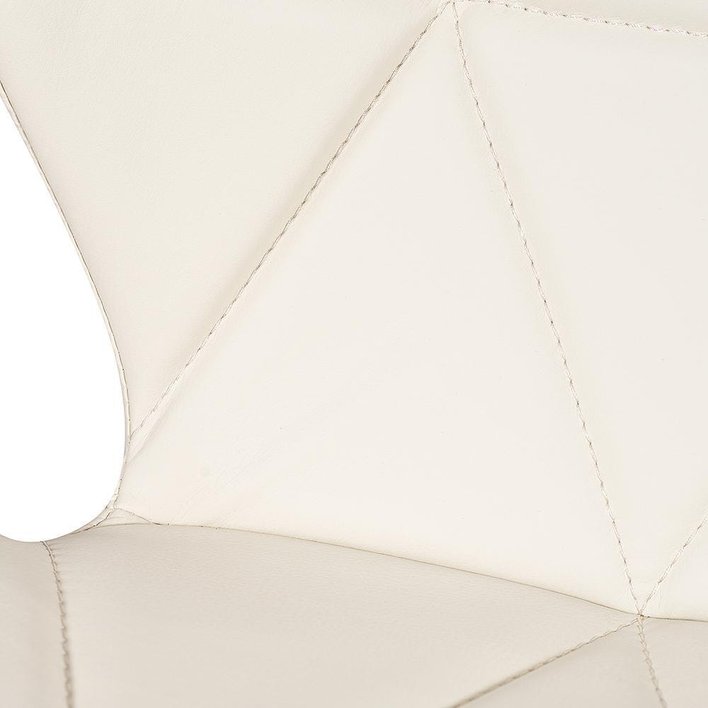 Стул STUTTGART (mod. 74) дерево береза/металл/экокожа, 42 х 52 х 72 х 45 см, слоновая кость /бук