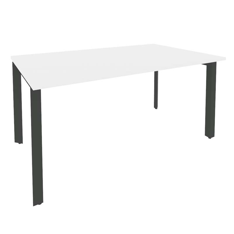 Стол переговорный (1 столешница) ONIX O.MP-PRG-1.4 Белый Бриллиант/Антрацит