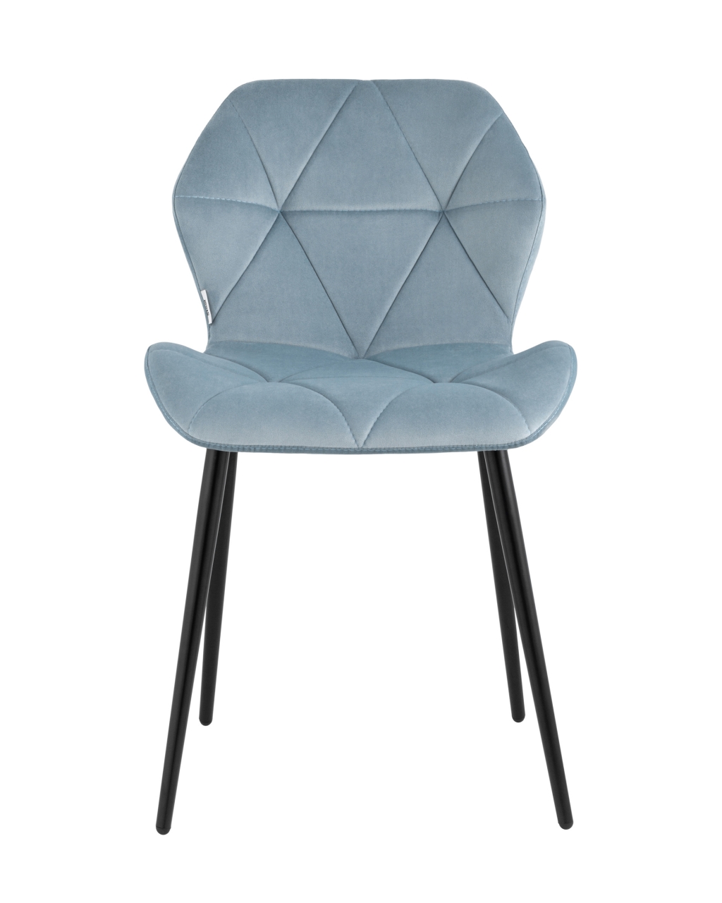 Стул Эдвин велюр пыльно-голубой 4 шт