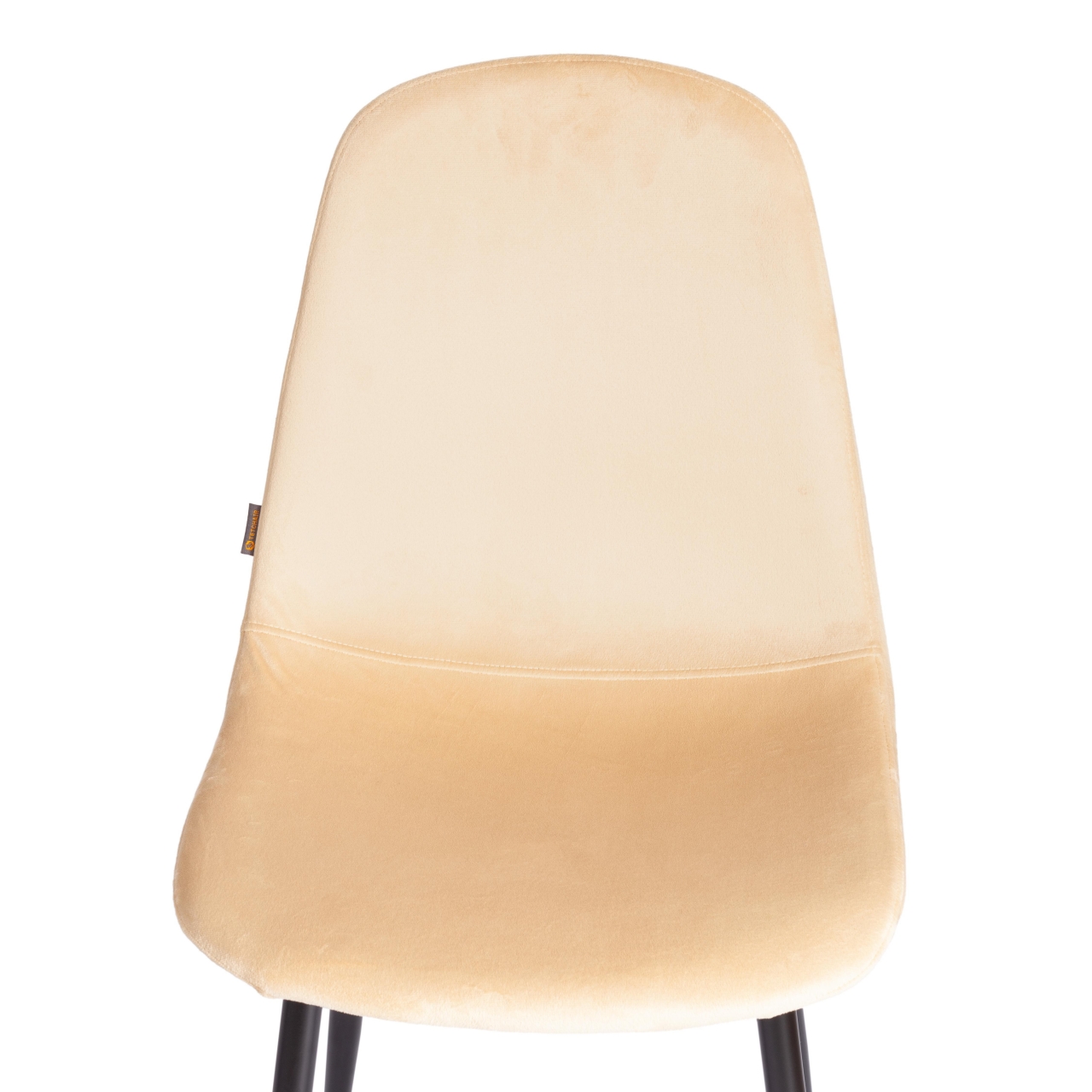 Стул BREEZE (mod. JSC-58) Велюр/металл , 44 х 53 х 86 см, sandy (песочный) HLR6 / черный