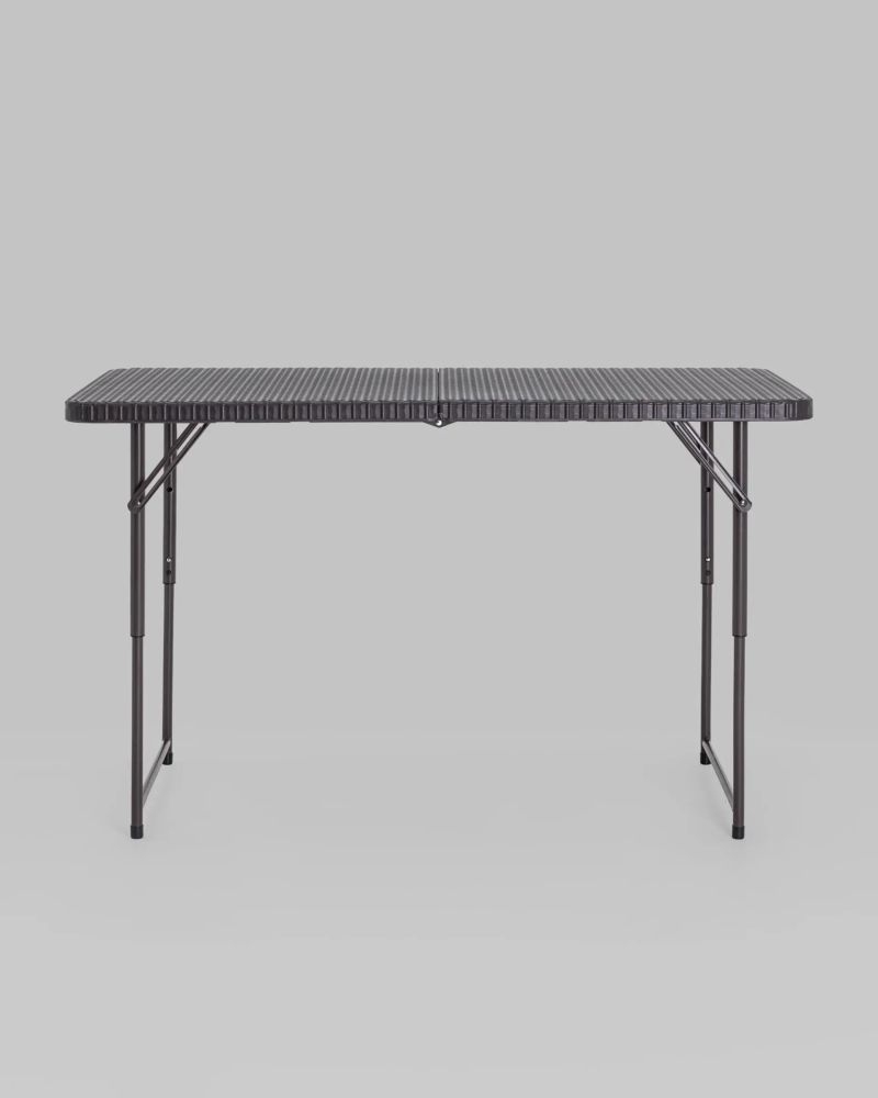 Стол складной чемодан пластиковый Кейт 120 Коричневый