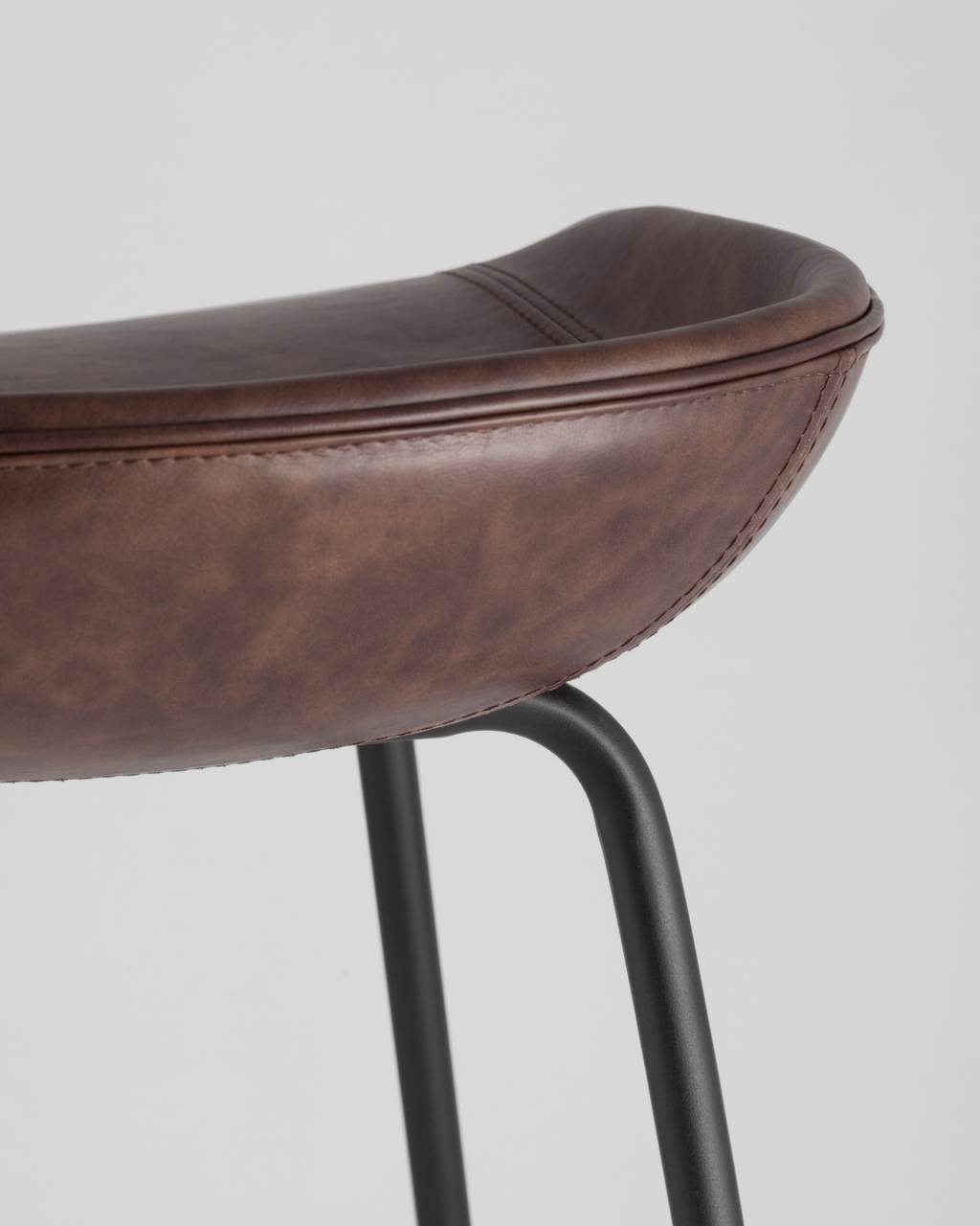 Стул барный Beetle Lite PU Коричневый