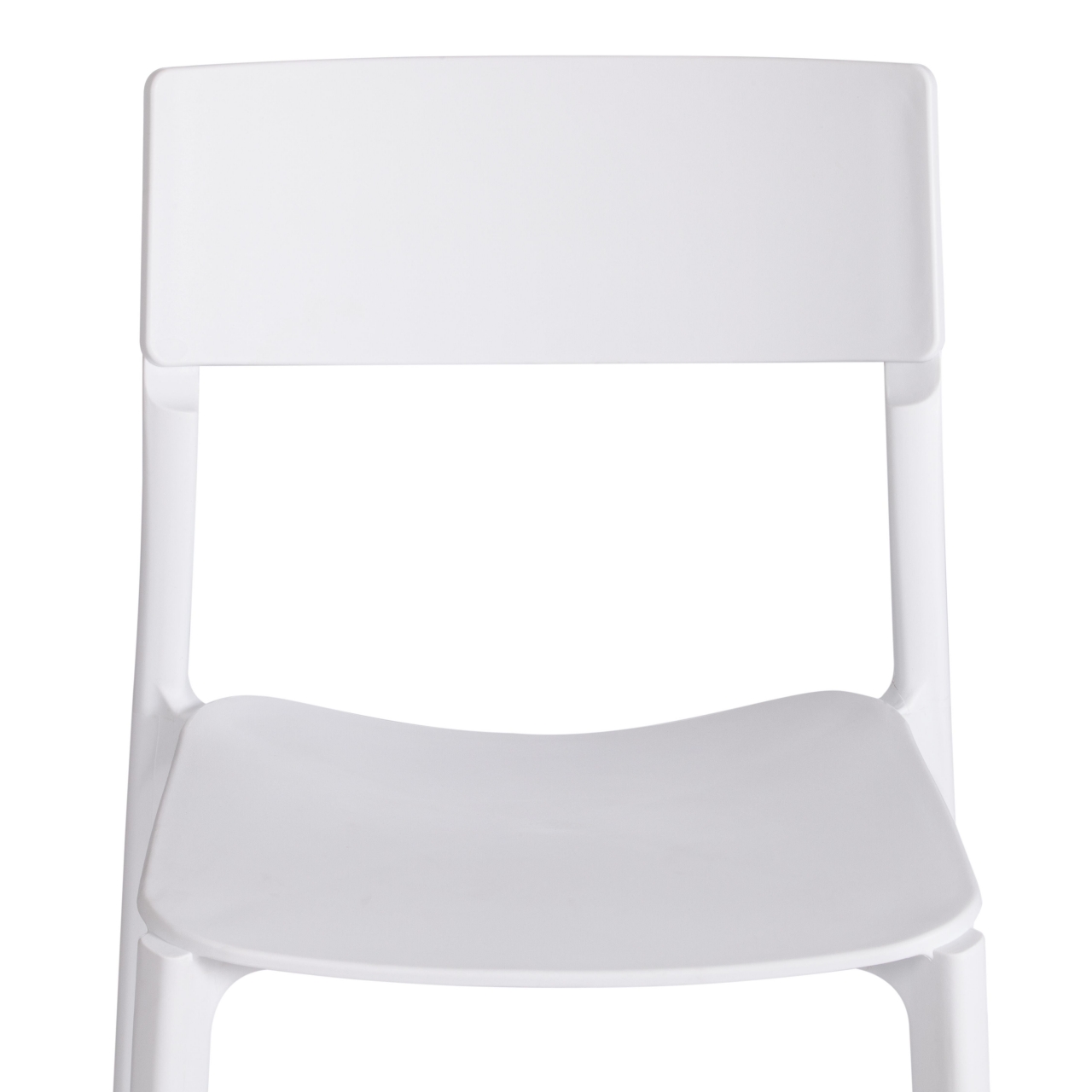 Стул LENTO (mod. 43) пластик, 43 х 49 х 77 см, White (Белый)