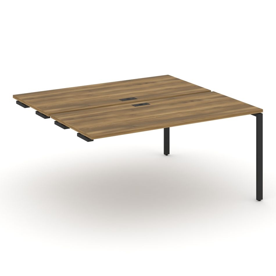 Двойной стол-приставка к опорным тумбам/шкафам CONCEPT CN.DSPR-004 Сандал Янтарный Антрацит