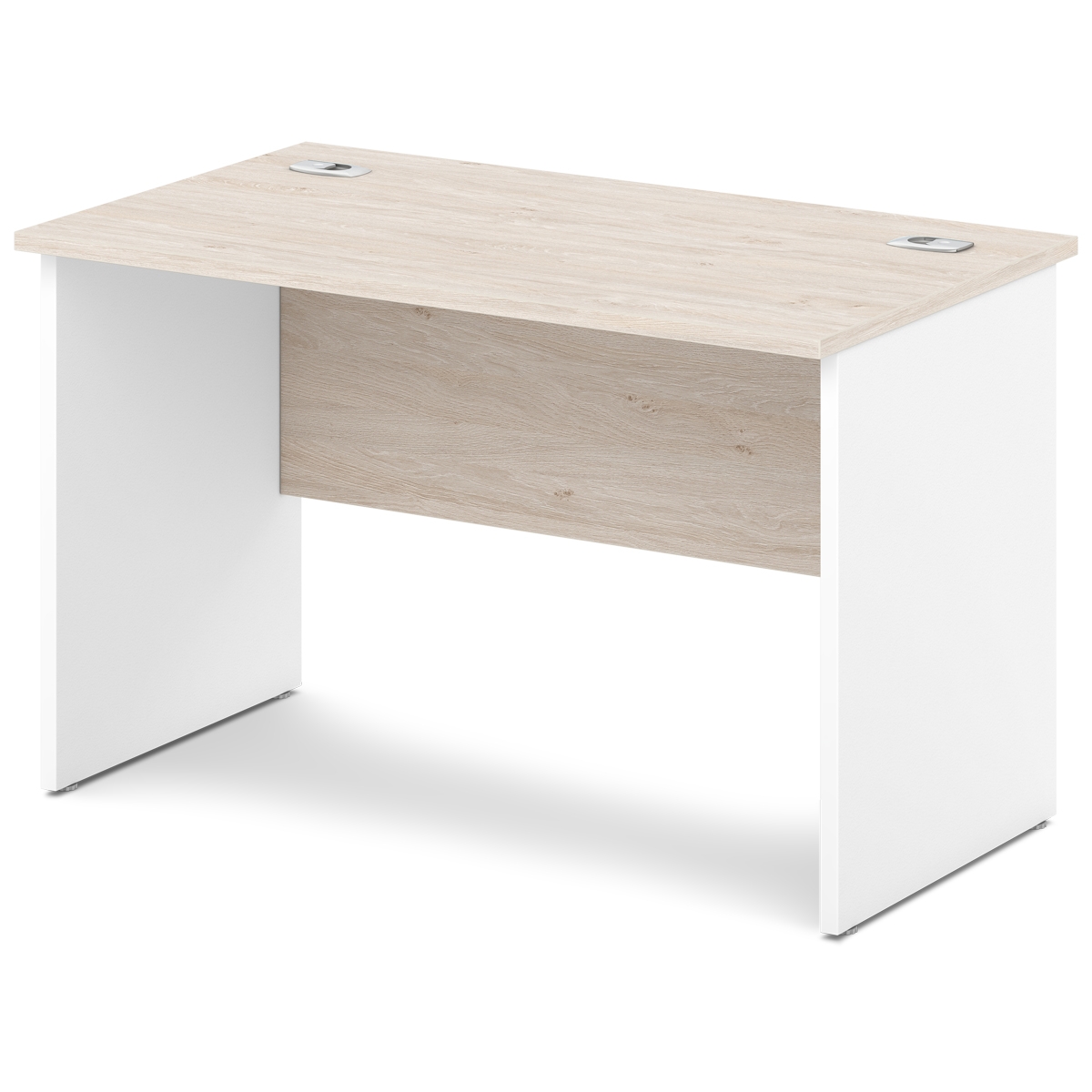 Стол прямой Sentida S-12 Дуб Верцаска светлый-Белый