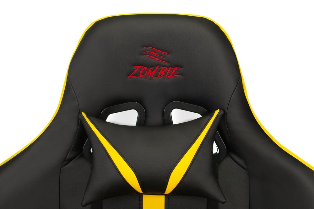 Геймерское кресло Бюрократ VIKING ZOMBIE A4 YEL (Л)