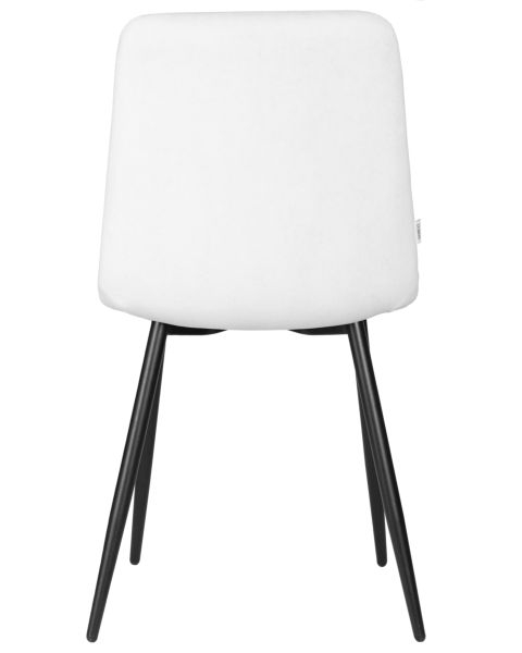 Стул обеденный DOBRIN CHILLY ROMBO (Светло-серый Simple 29, основание черный) 4 шт