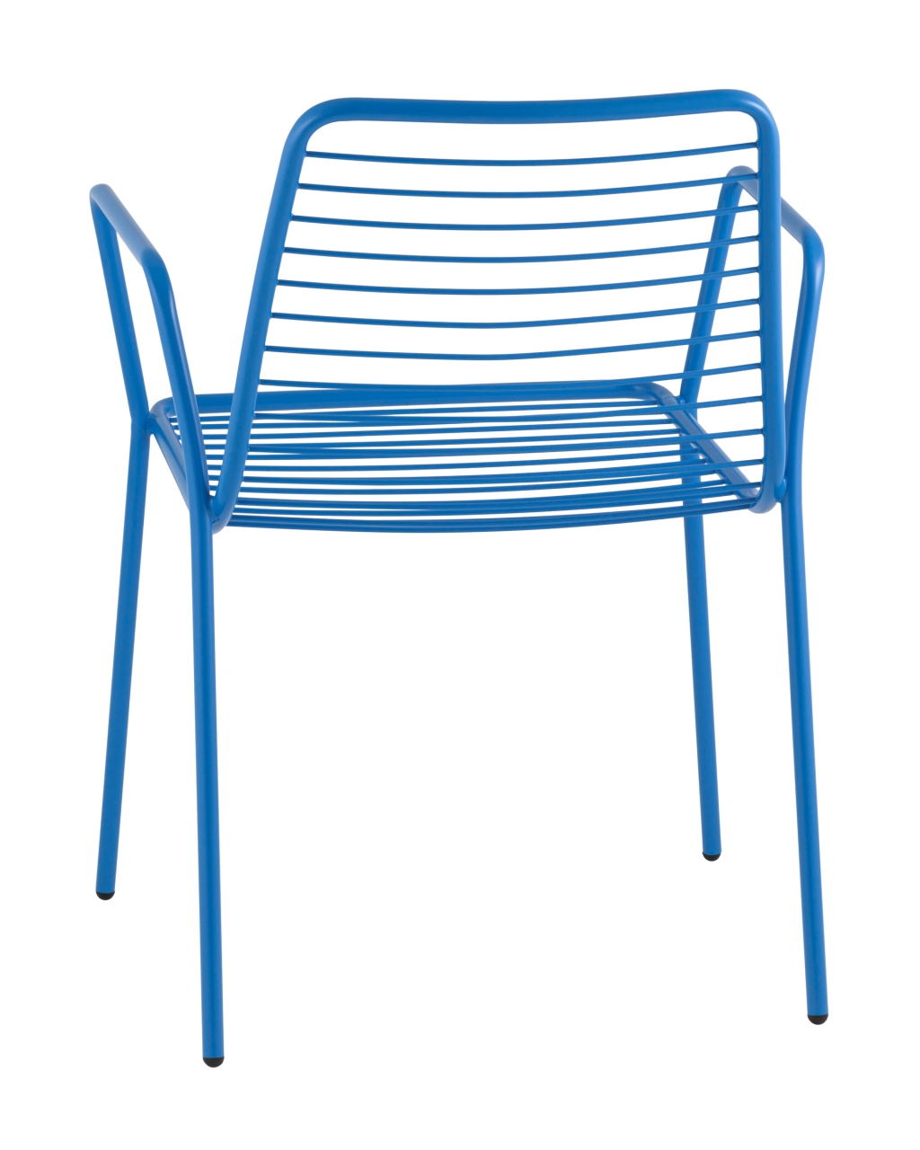 Стул Дели с подлокотниками металл Голубой