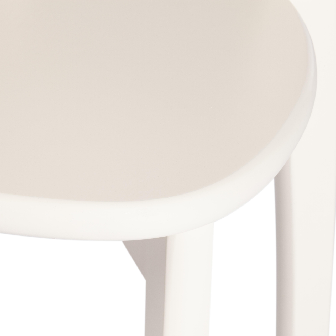 Стул DIAMANTE жесткое сидение бук, 42 х 42 х 85 см, ivory white