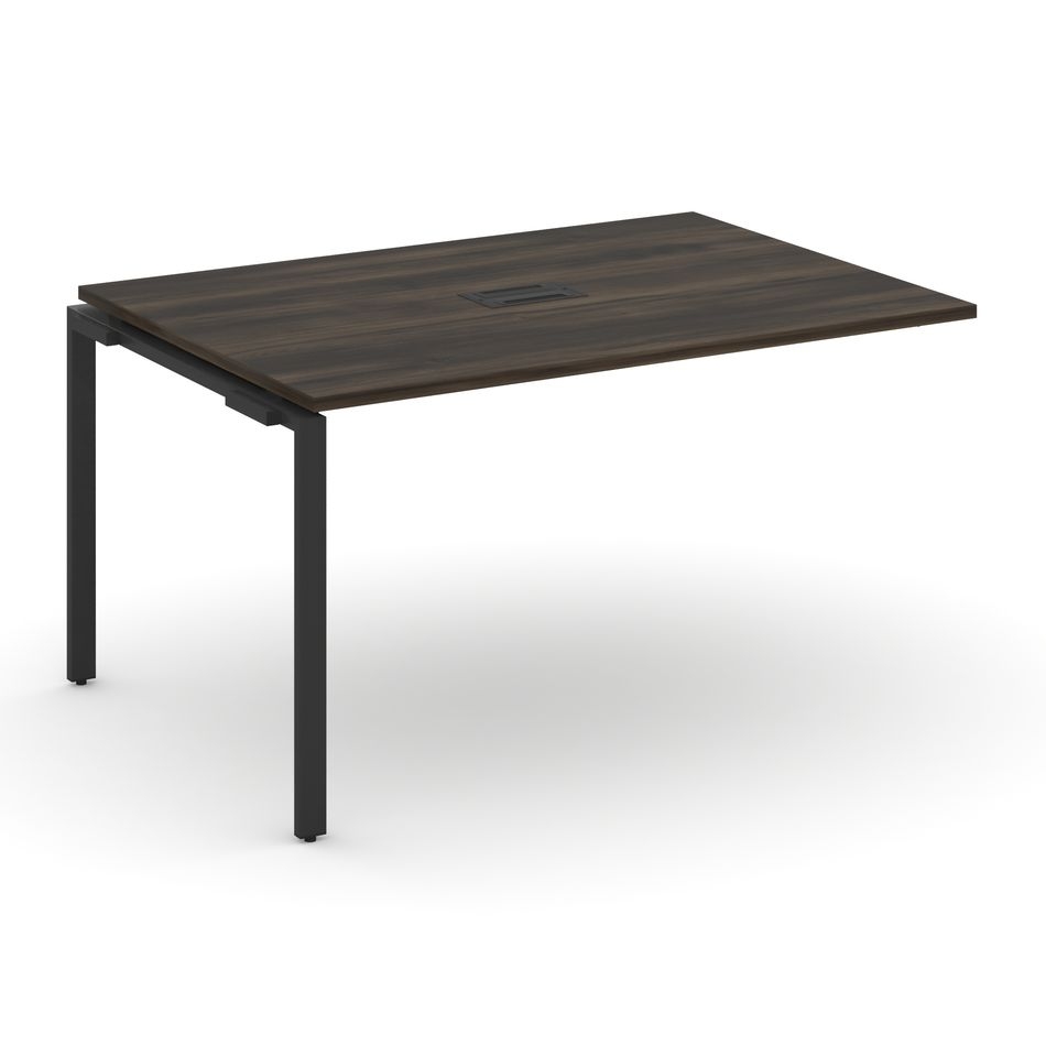 Проходной наборный элемент переговорного стола CONCEPT CN.NPRG-013 Дуб Мали Черный