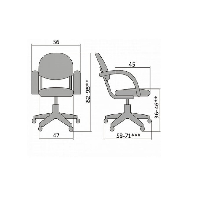 Кресло офисное Metta MA-70 AL Фиолетовое №63