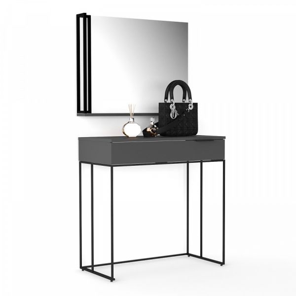 Туалетный стол City 80 см. графит