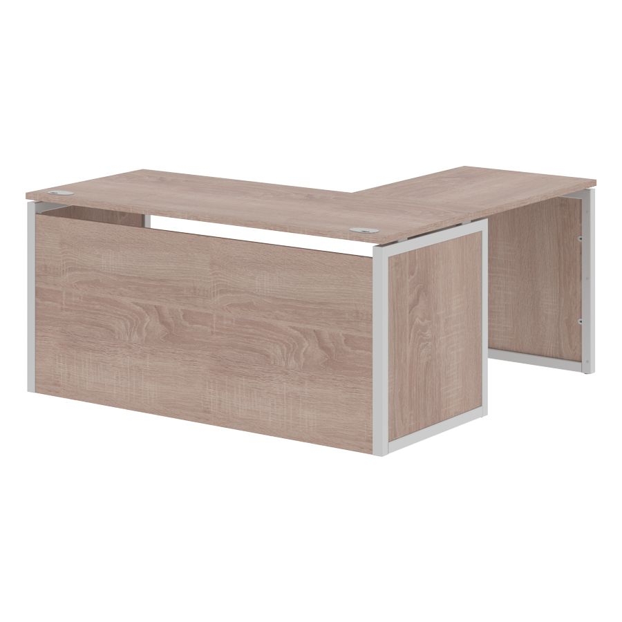 Стол письменный угловой левый XTEN-QP XQPCT 1615H L Дуб Сонома Серый