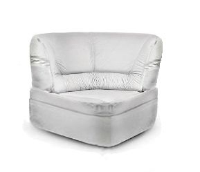 Секция угловая внутренняя 90° Премьер 4 Белая (кожа)