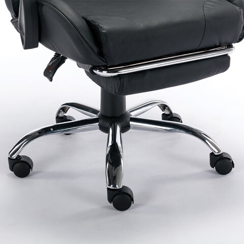 Кресло компьютерное BRABIX Dexter GM-135 подножка Черное