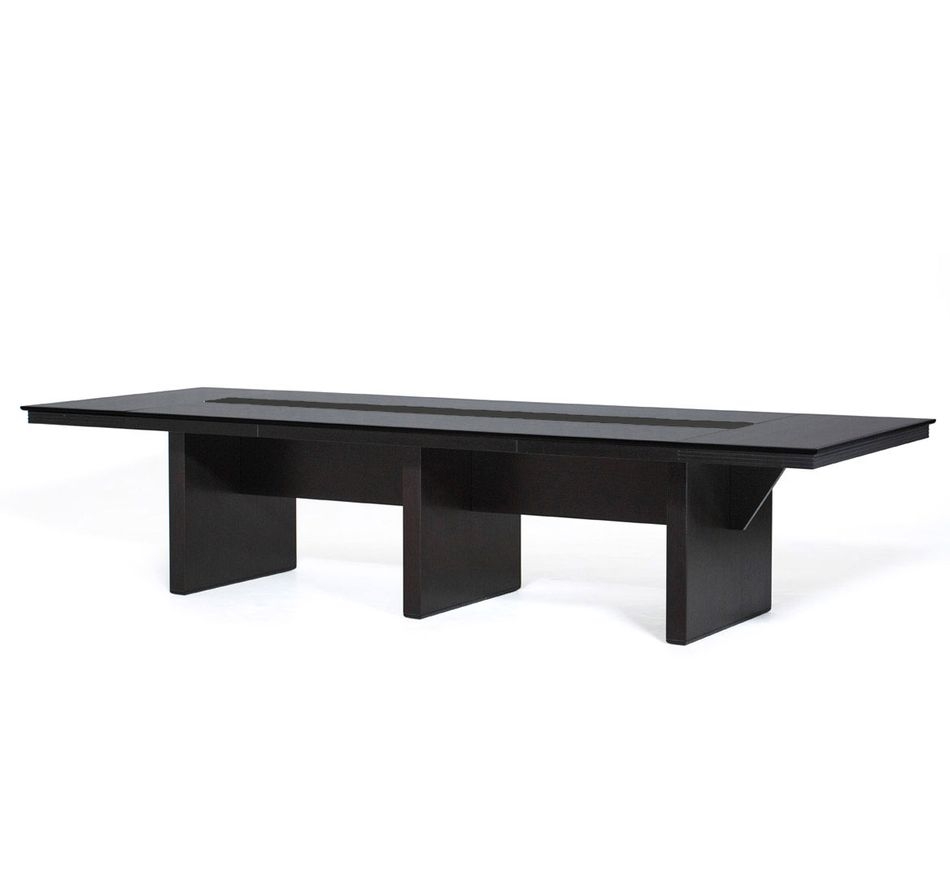 Стол для переговоров 348 LAGO 105 1103 FE/SC BLACK Дуб Ферро Черный