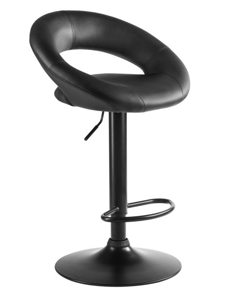 Стул барный DOBRIN MIRA BLACK (черный) 2 шт
