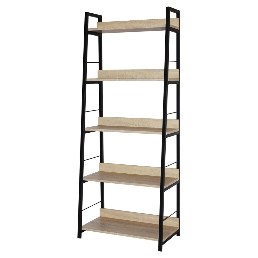 Стеллаж на металлокаркасе BRABIX LOFT SH-003 Дуб натуральный