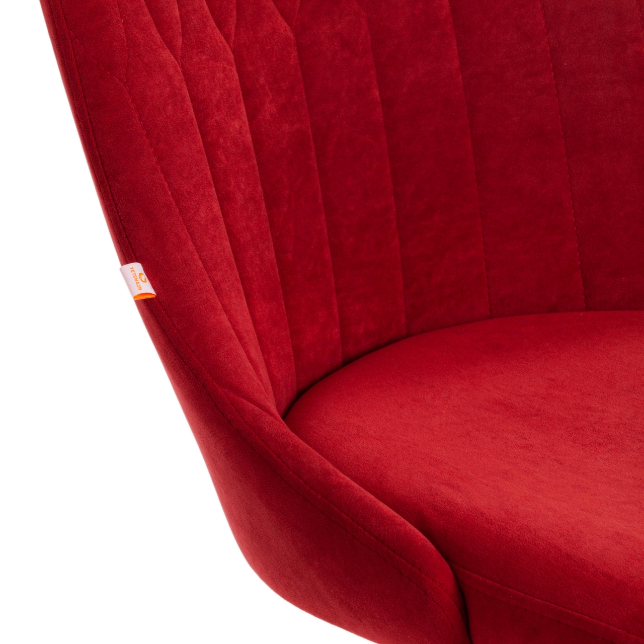 Кресло SWAN флок , бордовый, 10