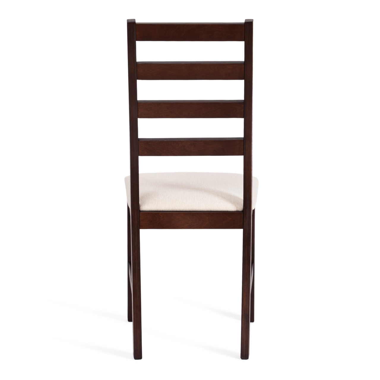 Стул ROSARIO Многослойная фанера, 39 х 39 х 99 см, Cappuchino, ткань бежевая (81/10)