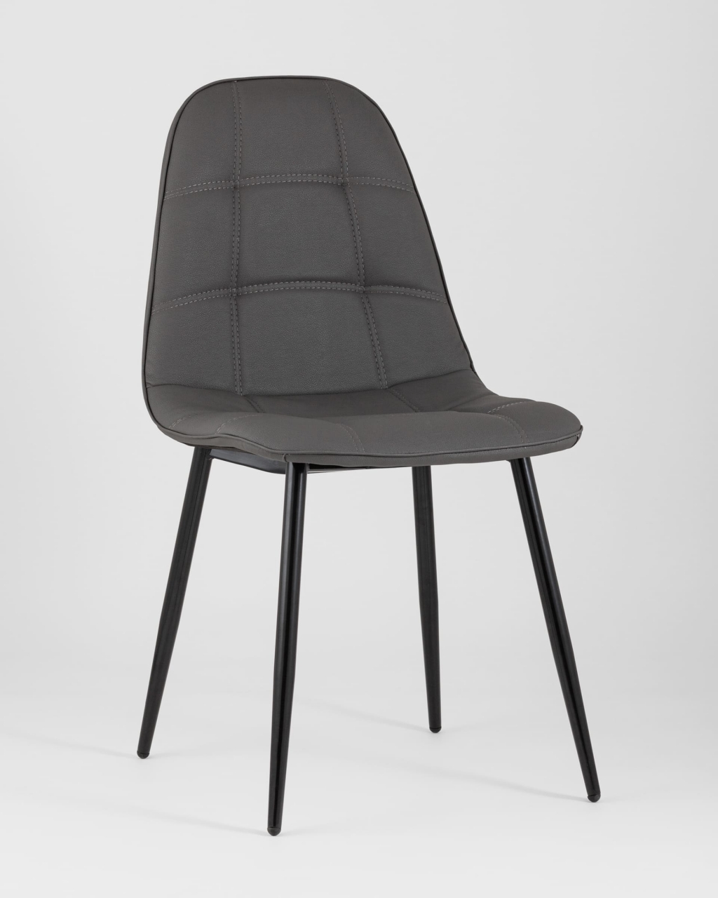 Стул Тейлор экокожа Тёмно-серый