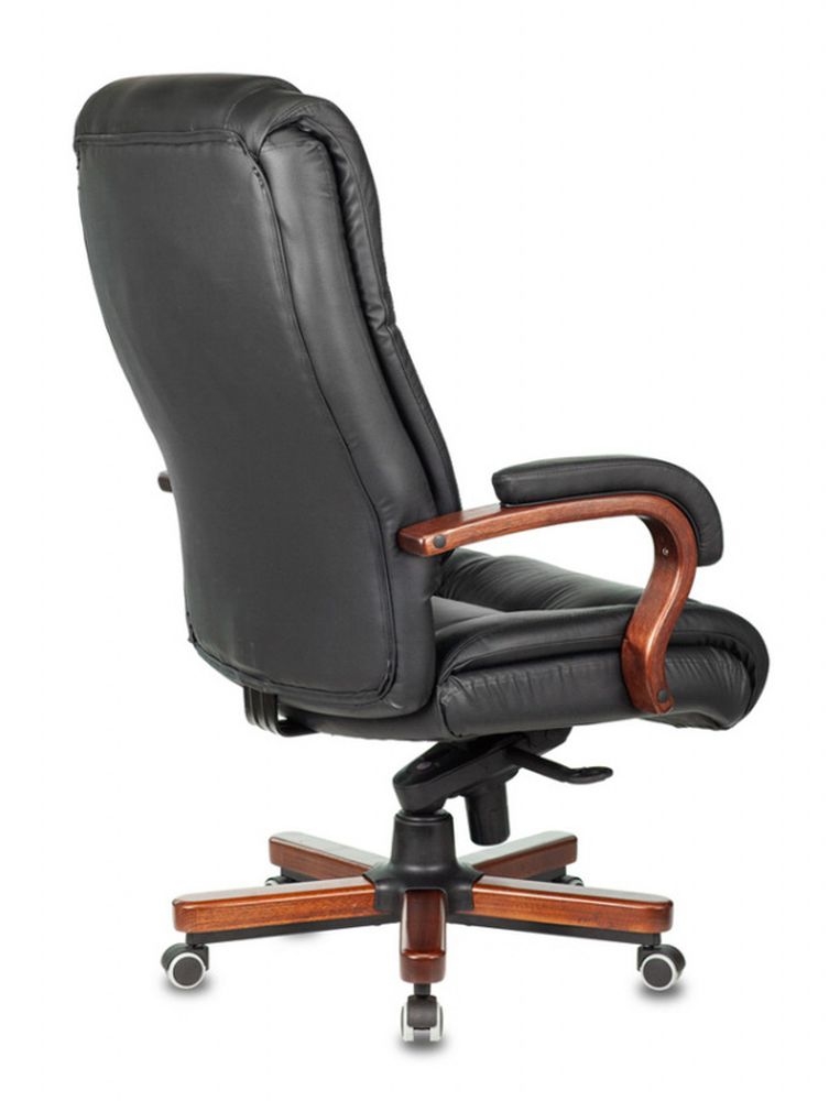 Кресло руководителя Бюрократ T-9925WALNUT Черный
