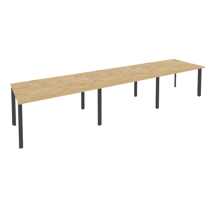 Стол переговорный (3 столешницы) ONIX O.MP-PRG-3.3 Тиквуд Светлый/Антрацит